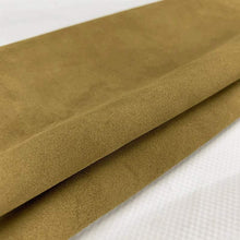 Load image into Gallery viewer, Golden Brown Suede Leather