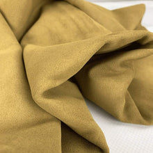 Load image into Gallery viewer, Golden Brown Suede Leather