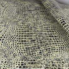 Load image into Gallery viewer, Pebble Croco Print Leather