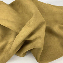 Load image into Gallery viewer, Golden Brown Suede Leather