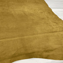 Load image into Gallery viewer, Golden Brown Suede Leather