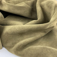 Load image into Gallery viewer, Khaki Split Suede Leather