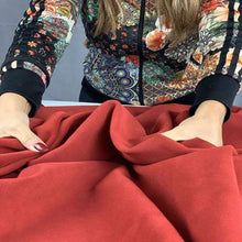 Load image into Gallery viewer, Red Split Suede Leather