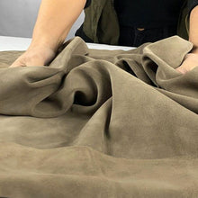 Load image into Gallery viewer, Mocca Split Suede Leather