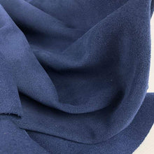 Load image into Gallery viewer, Dark Blue Split Suede Leather