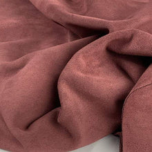 Load image into Gallery viewer, Dusty Mauve Split Suede Leather