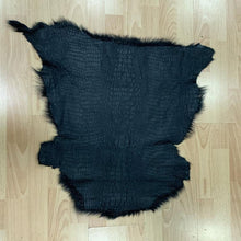 Load image into Gallery viewer, Black Croco Print Sheepskin