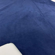 Load image into Gallery viewer, Dark Blue Split Suede Leather