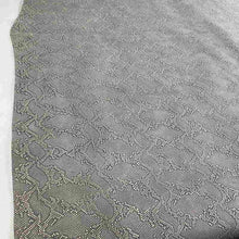 Load image into Gallery viewer, Light Grey Snake Print Leather