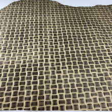 Load image into Gallery viewer, Beige Woven Stamped Leather