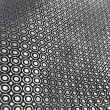 Load image into Gallery viewer, Black Circle Stamped Leather