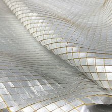 Load image into Gallery viewer, Silver metallic goatskin