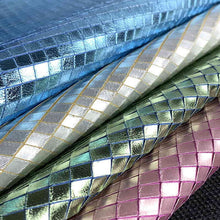 Load image into Gallery viewer, Metallic Embossed Goatskin Leather