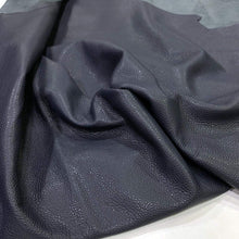 Load image into Gallery viewer, Navy Blue Textured Upholstery Leather
