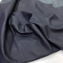 Load image into Gallery viewer, Navy Blue Textured Upholstery Leather