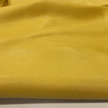 Load image into Gallery viewer, Mustard Yellow Textured Upholstery Leather