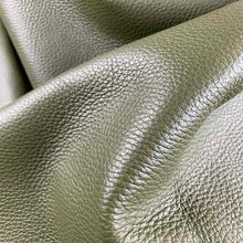 Load image into Gallery viewer, Olive Green Textured Upholstery Leather