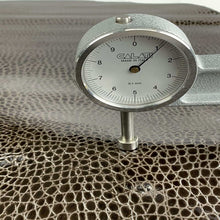 Load image into Gallery viewer, Brown Glossy Snake Print Leather