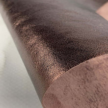 Load image into Gallery viewer, Chocolate Metallic Goatskin