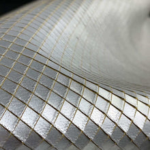 Load image into Gallery viewer, Silver metallic goatskin