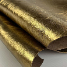Load image into Gallery viewer, Gold Metallic Goatskin