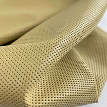 Load image into Gallery viewer, Beige Perforated Leather