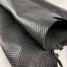 Load image into Gallery viewer, Black Perforated Leather