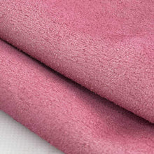 Load image into Gallery viewer, Pink washed suede leather 2mm