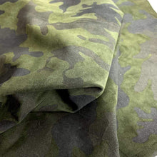 Load image into Gallery viewer, Green Camouflage Leather