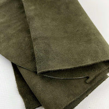 Load image into Gallery viewer, Dark Tea Suede Leather