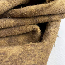 Load image into Gallery viewer, Camel Distressed Suede Leather