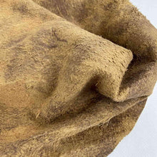 Load image into Gallery viewer, Camel Distressed Suede Leather