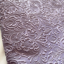 Load image into Gallery viewer, Lilac Floral Print Leather