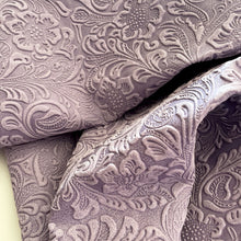 Load image into Gallery viewer, Lilac Floral Print Leather