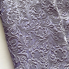 Load image into Gallery viewer, Lilac Floral Print Leather