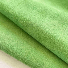 Load image into Gallery viewer, Lime Green Split Suede Leather