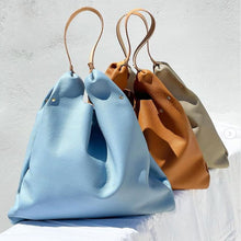 Load image into Gallery viewer, Caramel Textured (Dollaro) Leather