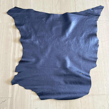 Load image into Gallery viewer, Midnight Blue Metallic Leather