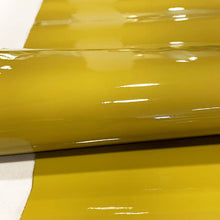 Load image into Gallery viewer, Mustard Yellow Glossy Leather