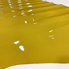 Load image into Gallery viewer, Mustard Yellow Glossy Leather