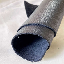 Load image into Gallery viewer, Navy Blue Pebble Cowhide