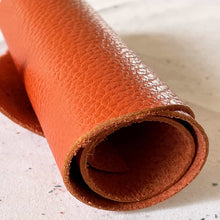 Load image into Gallery viewer, Orange Pebble Cowhide