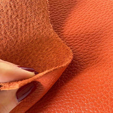 Load image into Gallery viewer, Orange Pebble Cowhide