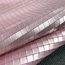 Load image into Gallery viewer, Pink metallic goatskin