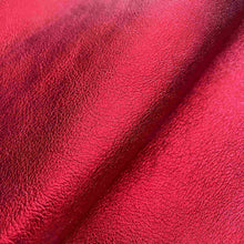Load image into Gallery viewer, Rubi Red Metallic Leather