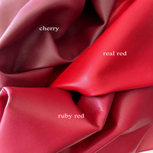 Load image into Gallery viewer, Ruby Red Napa Leather