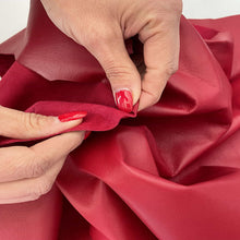 Load image into Gallery viewer, Ruby Red Napa Leather
