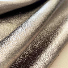 Load image into Gallery viewer, Silver Metallic Leather