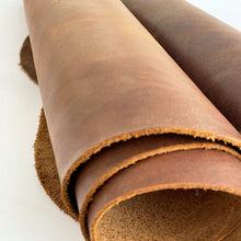 Load image into Gallery viewer, Waxed Veg tanned leather
