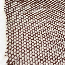 Load image into Gallery viewer, Taupe Fishnet Laser cut Leather